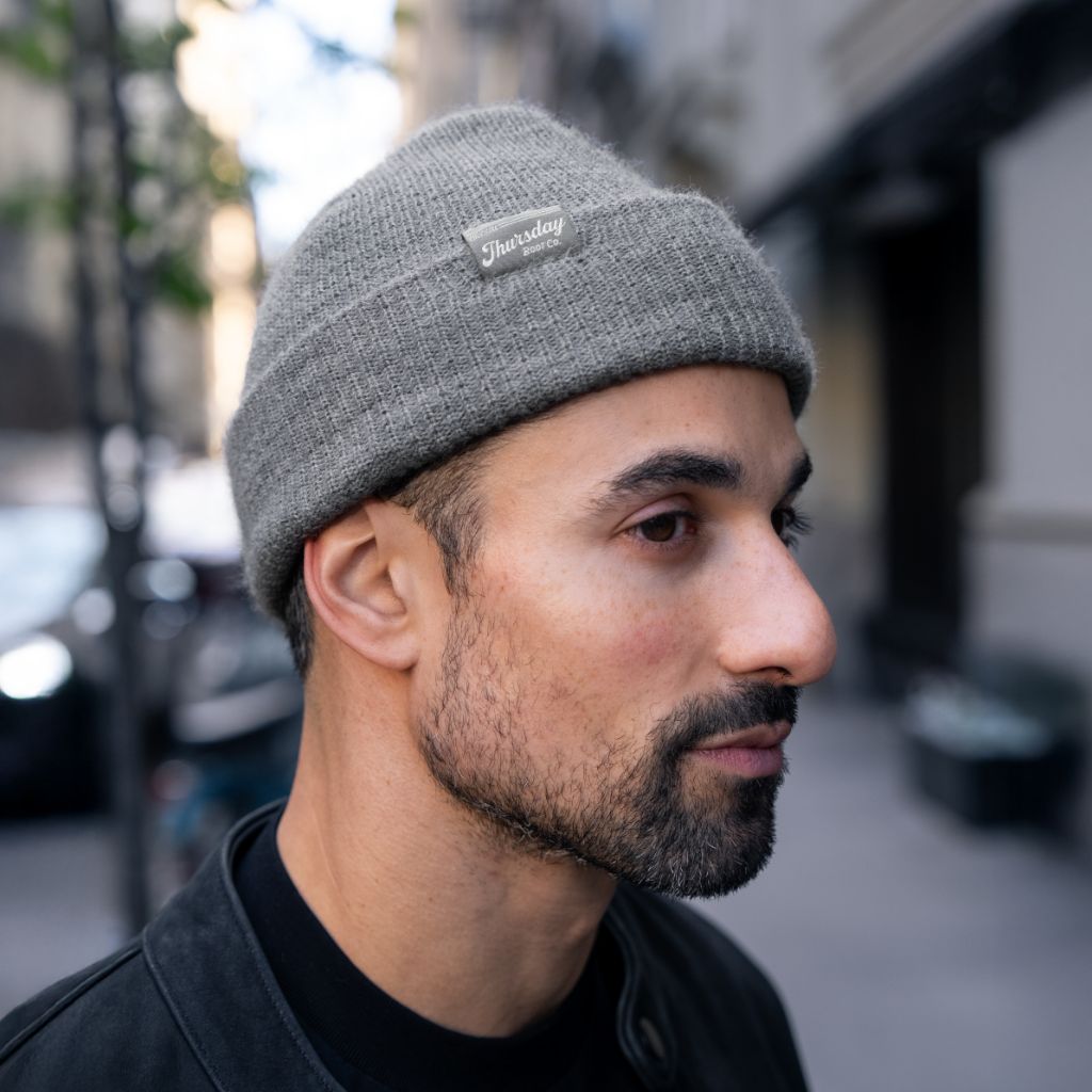Men's Beanie | Heather Grey - Image 4