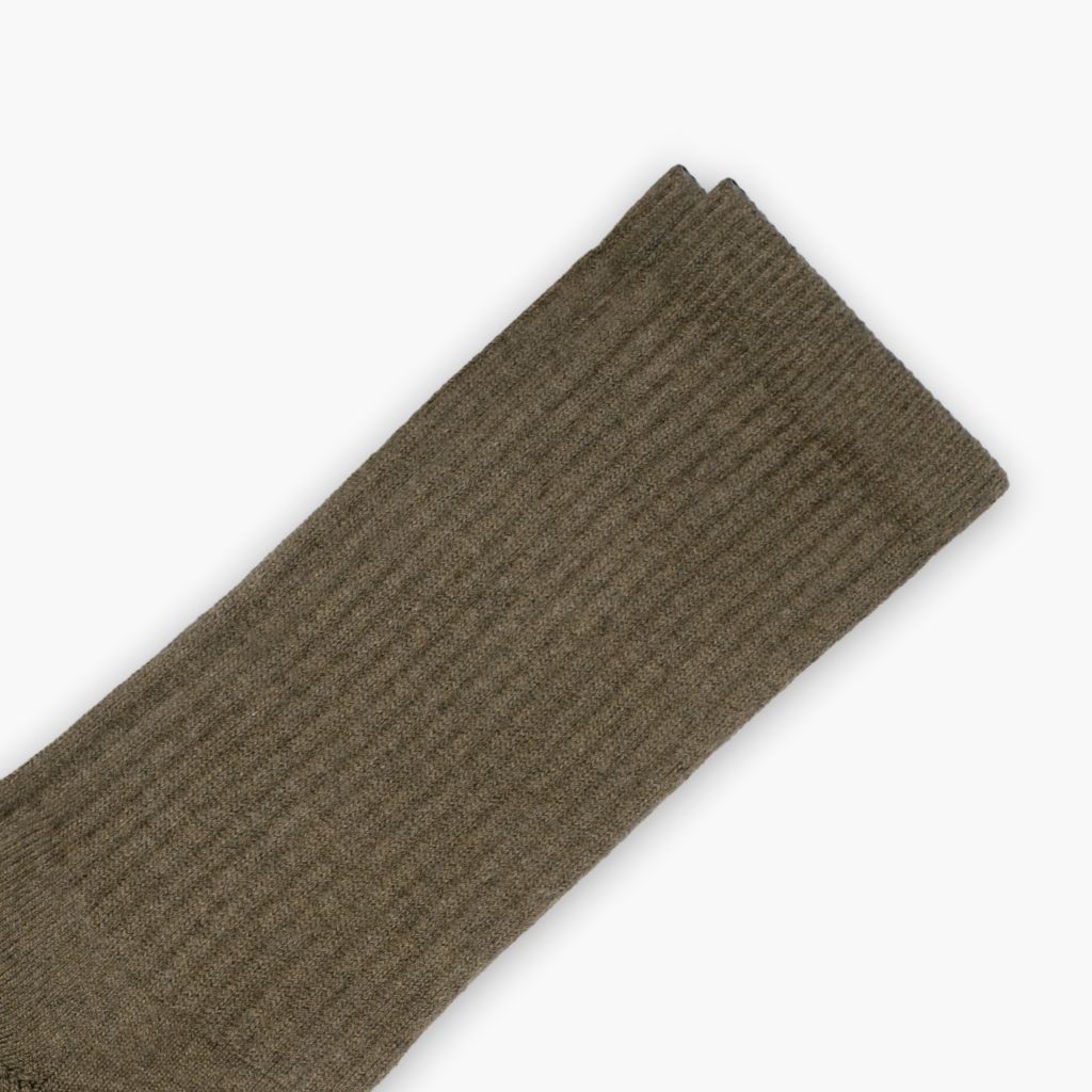 Men's Cotton Crew Sock | Olive - Image 2