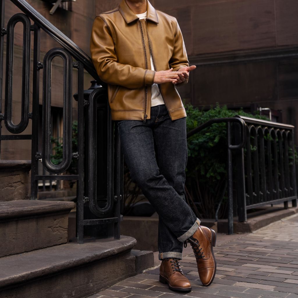 Keanu Jacket | Golden Brown - Image 3