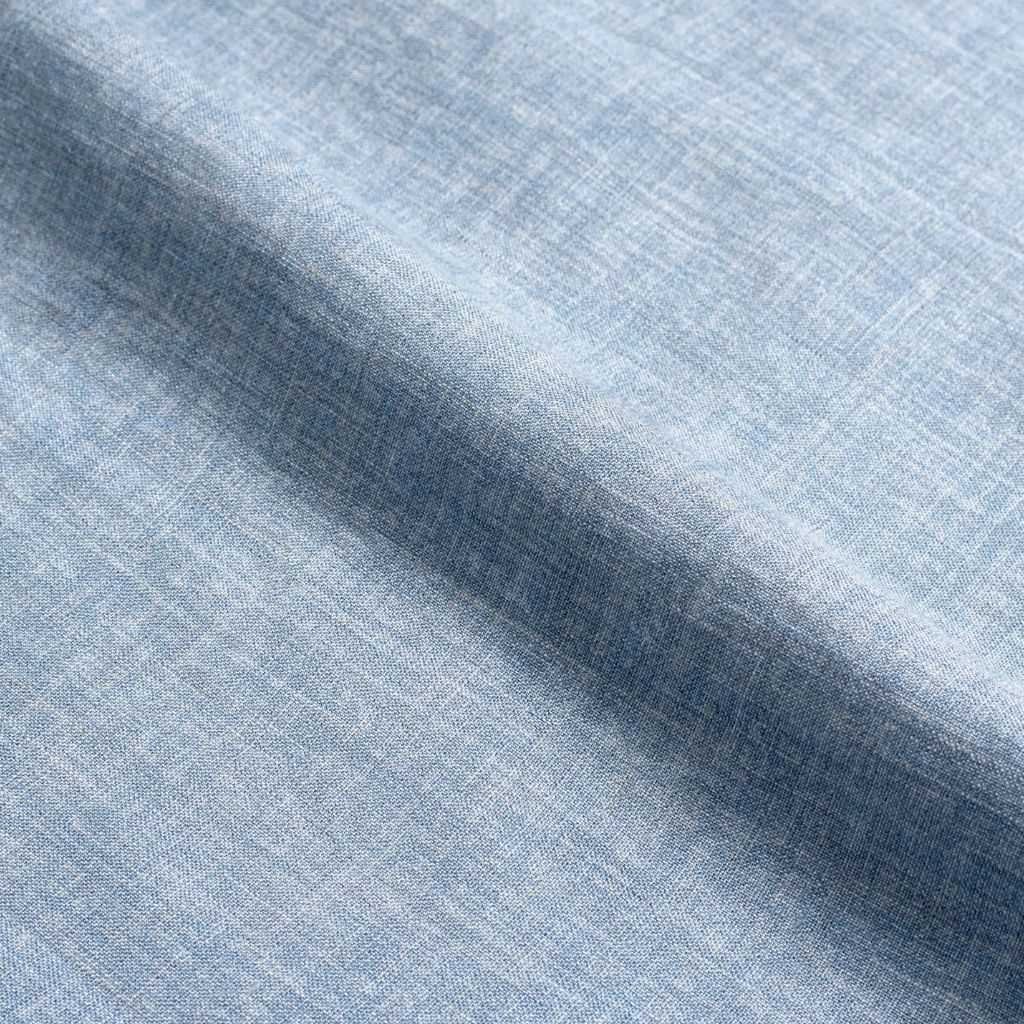 Linen Camp Shirt | Light Blue - Image 5