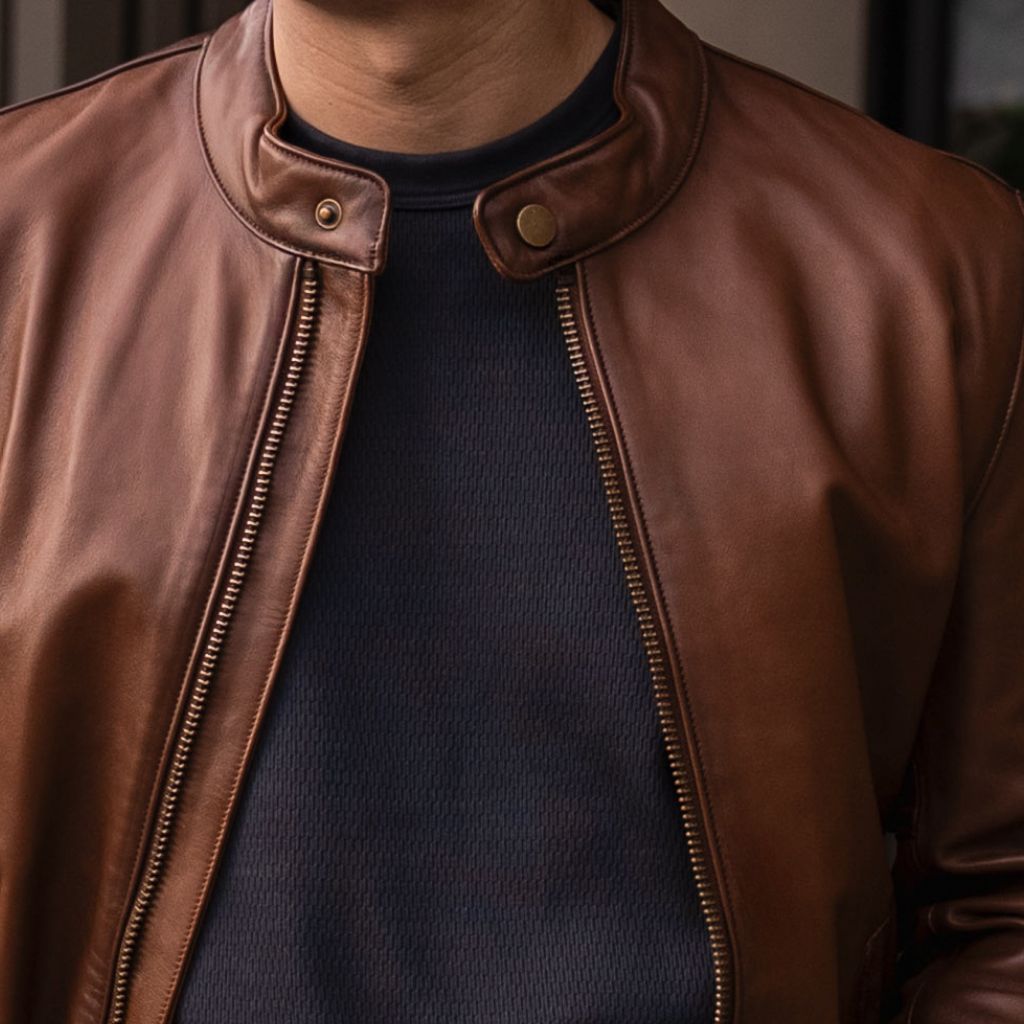 Racer Jacket | Brandy - Image 2