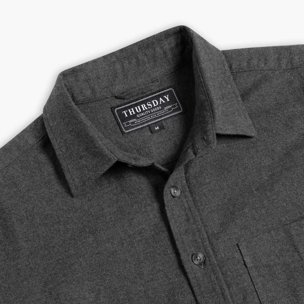Solid Shirt | Heather Grey - Image 4