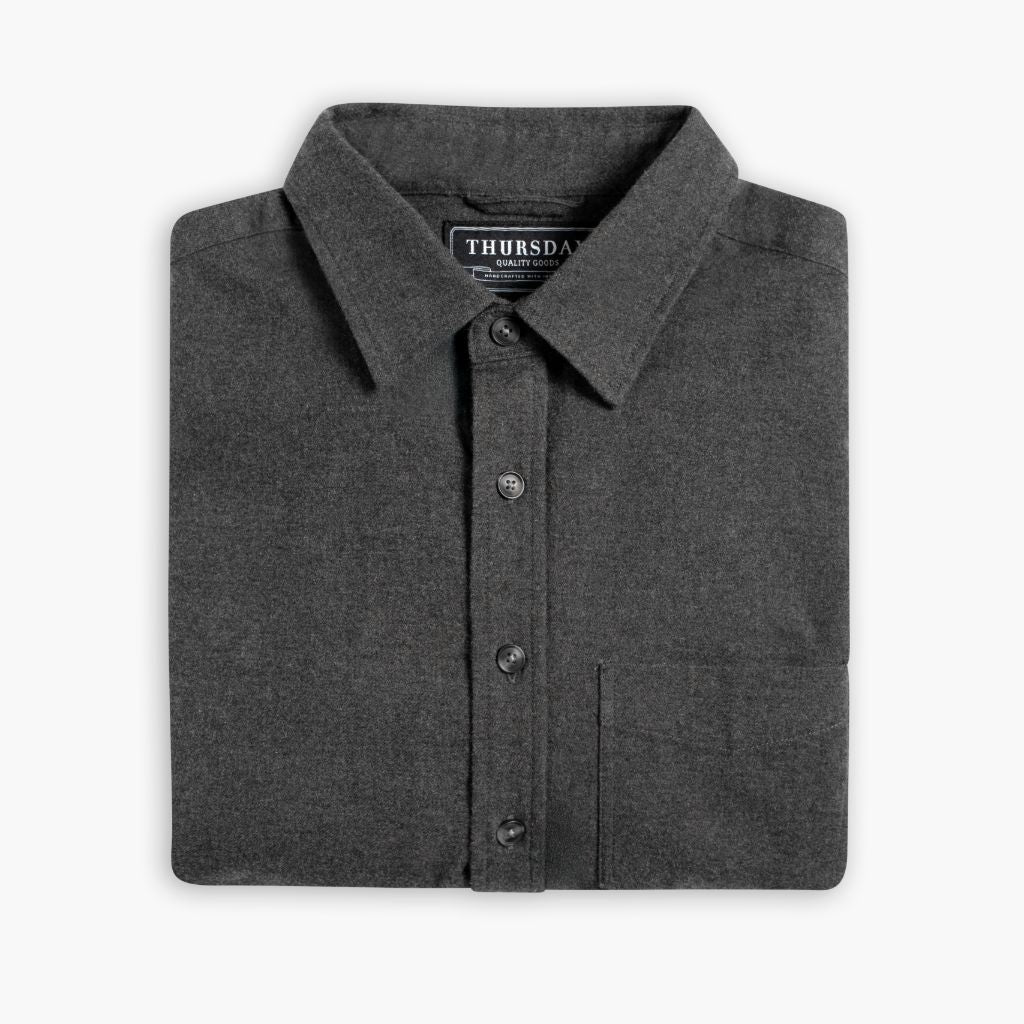 Solid Shirt | Heather Grey - Image 3