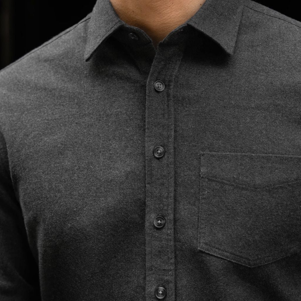Solid Shirt | Heather Grey - Image 7