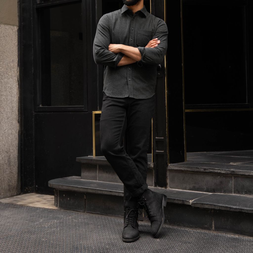 Solid Shirt | Heather Grey - Image 8