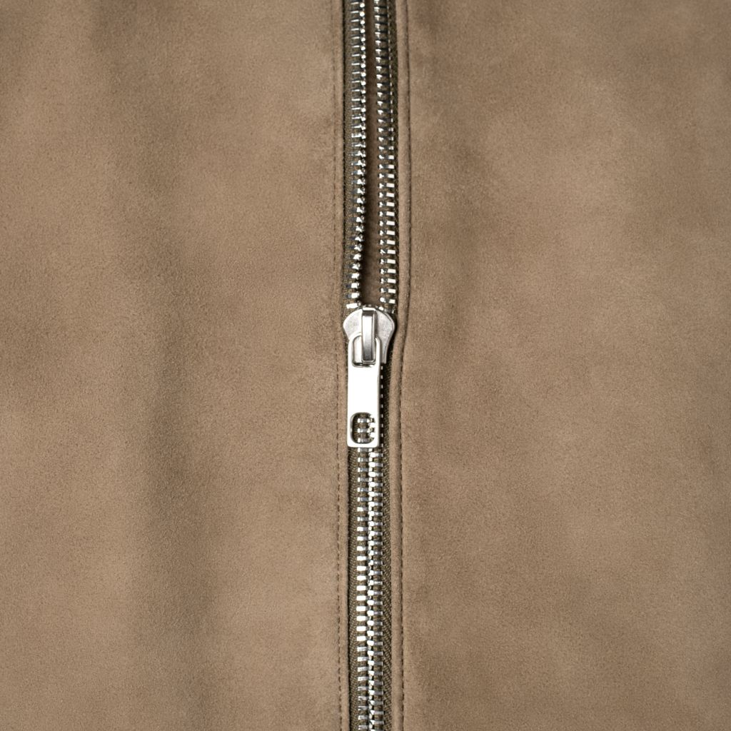 Racer Jacket | Taupe - Image 9