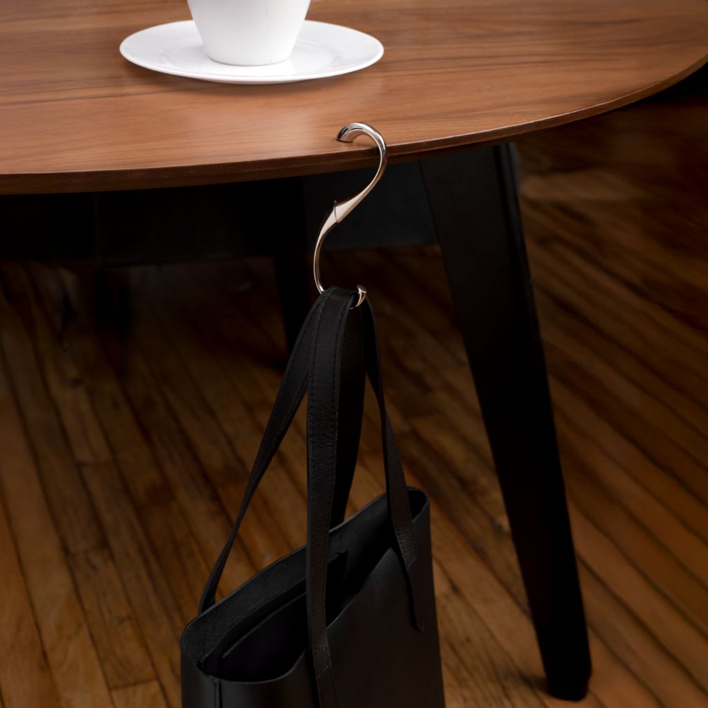 Handbag Hook | Silver Heart - Image 4
