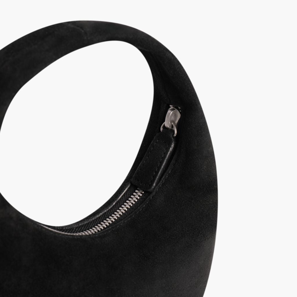 Mini Crescent | Black Suede - Image 4