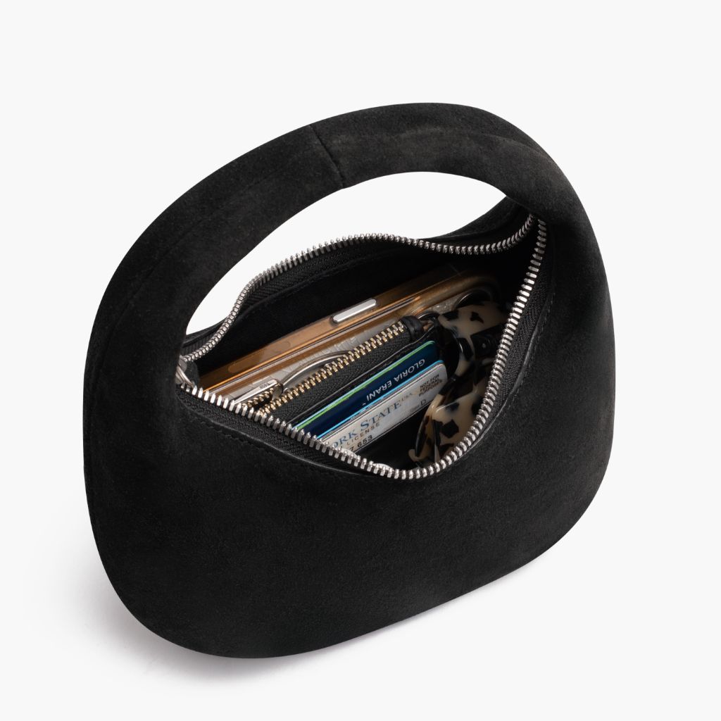 Mini Crescent | Black Suede - Image 3