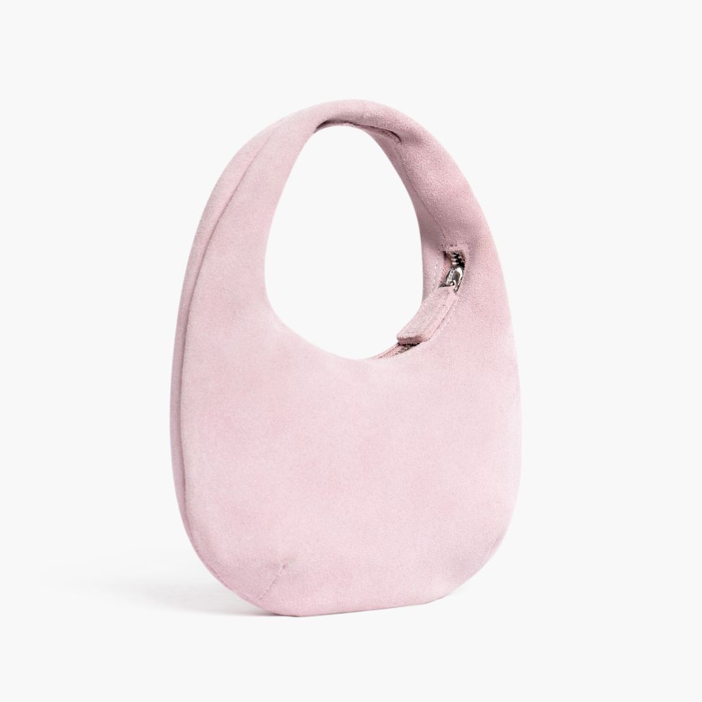 Mini Crescent | Pink Suede - Image 2