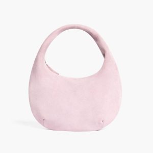 Mini Crescent | Pink Suede