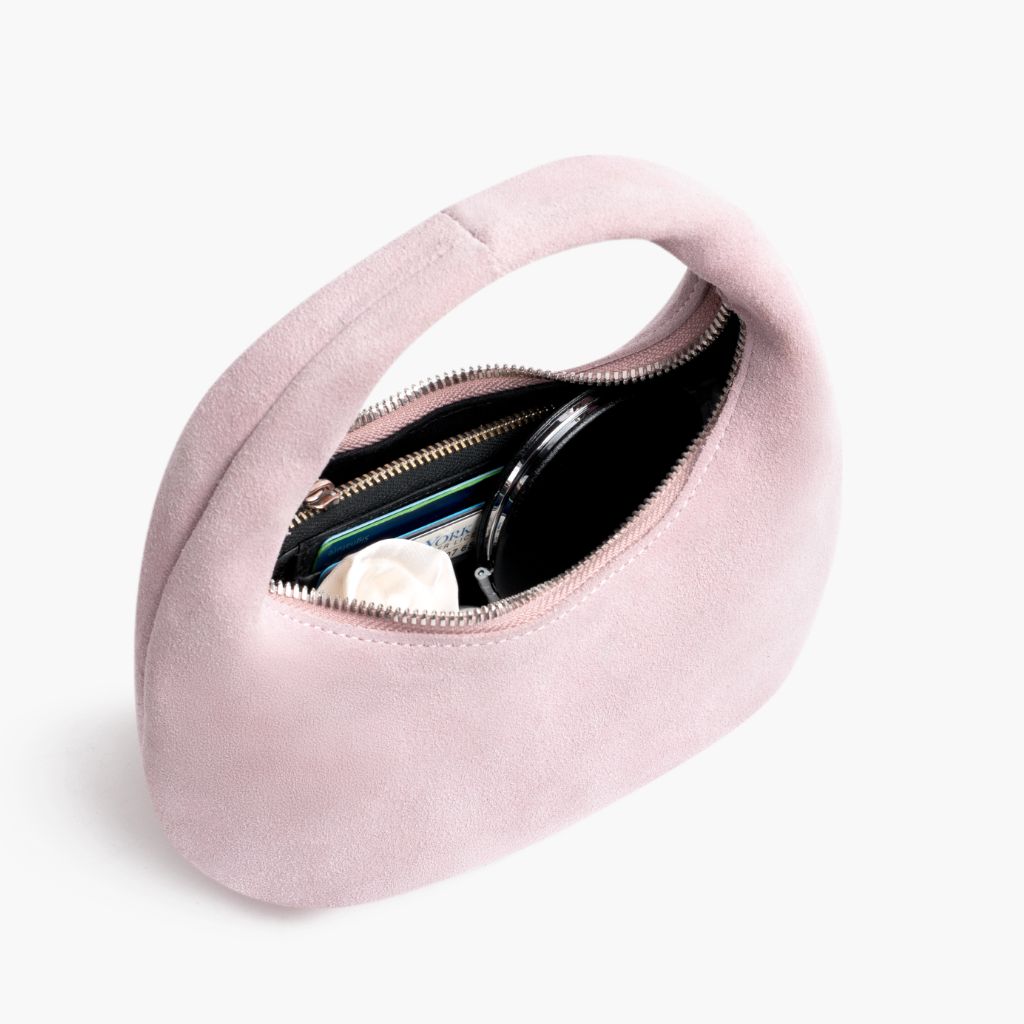 Mini Crescent | Pink Suede - Image 3