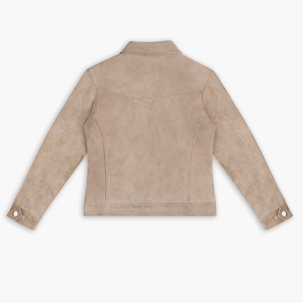 Suede Western Jacket | Taupe - Image 6