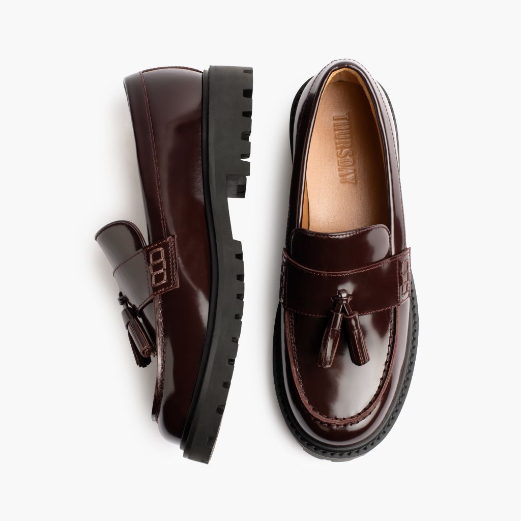Tassel Penny | Burgundy - Image 3