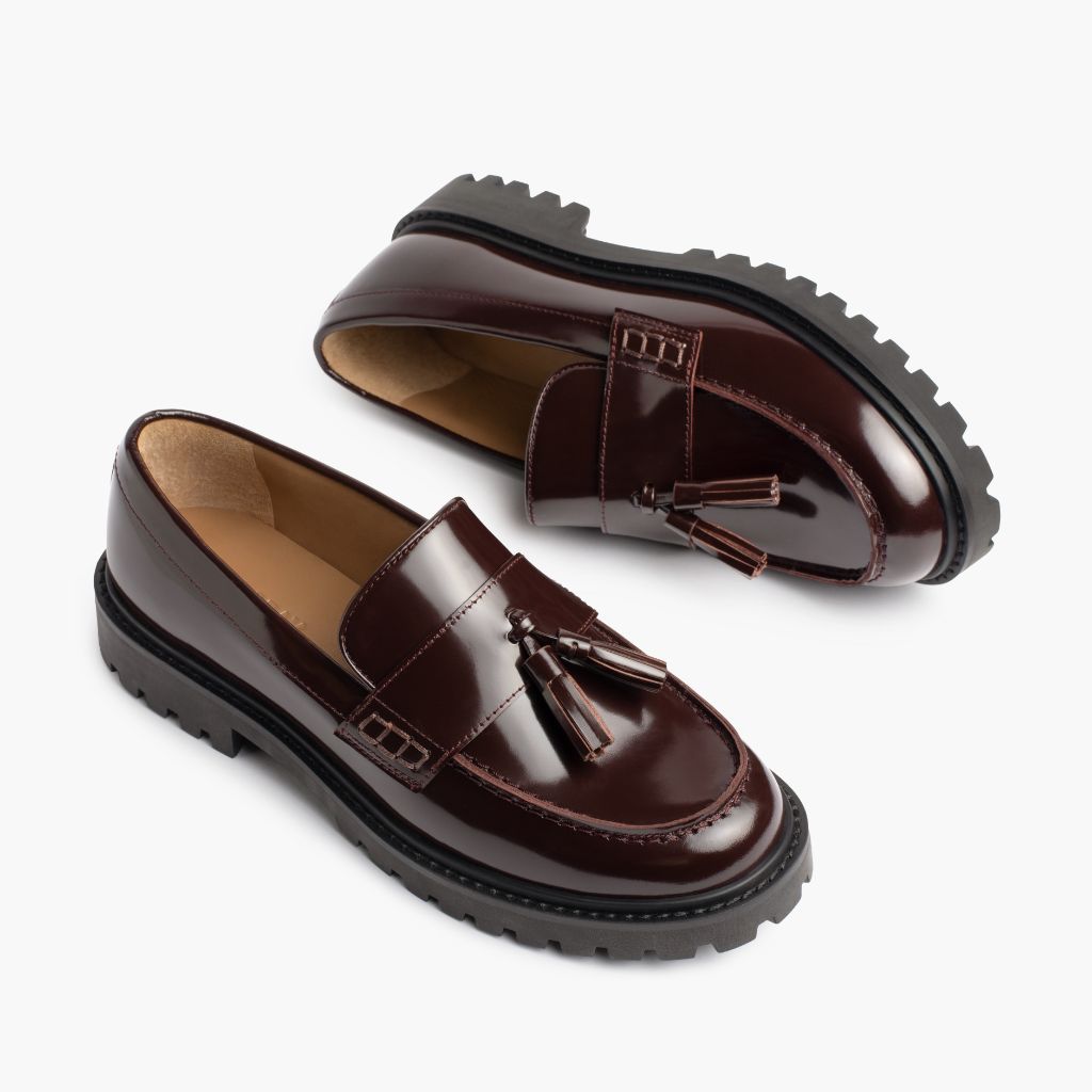 Tassel Penny | Burgundy - Image 4