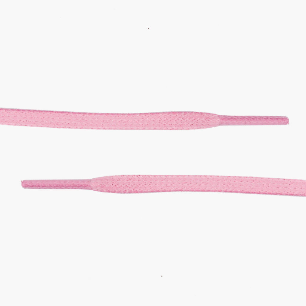 Flat Waxed Cotton Laces | Pink - Image 2