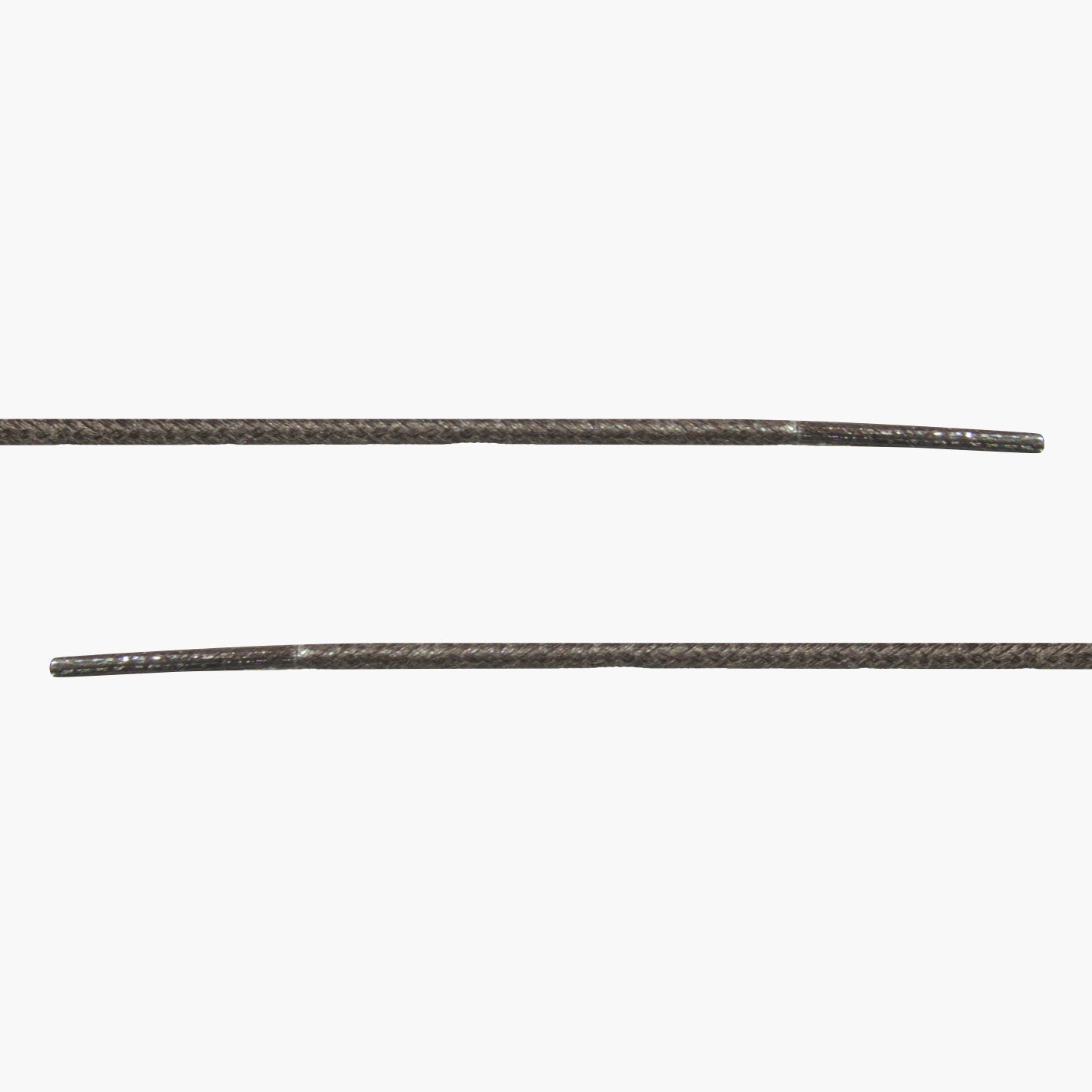 Round Waxed Cotton Laces | Brown - Image 2